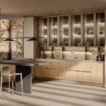 Nuova cucina Febal Casa modello Modula 2026 con isola e finiture di pregio esposta nello Store di Treviso